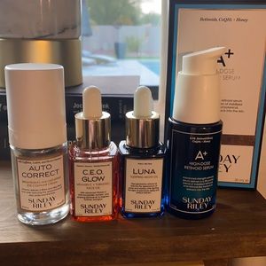 Sunday Riley products.